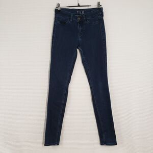 MiH Jeans Womens 26 High Rise Super Skinny Leg The Bonn Dark Wash Casual Ankle